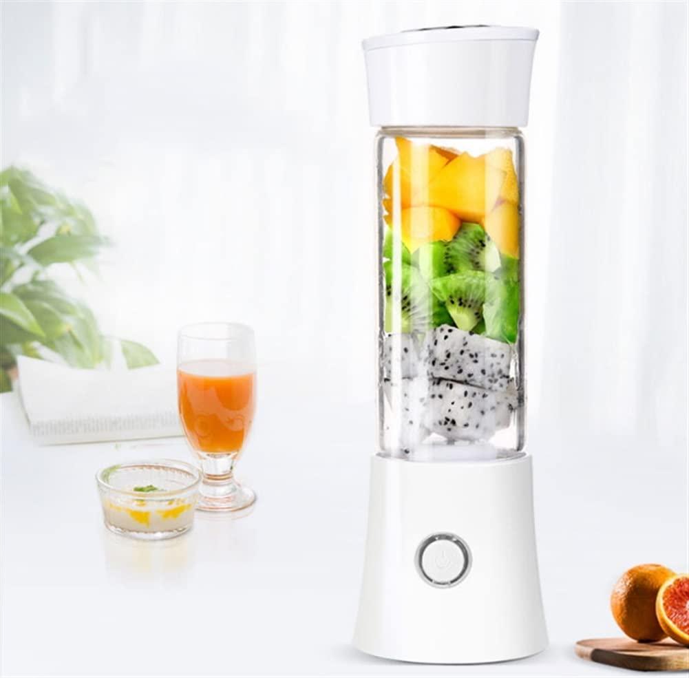 SMSOM SMSOM Portable Blender, Personal Mini Blender for Shakes and Smoothies, Small Blender Cup, USB Rechargeable for Outdoors, Travel & Office (Color : Pink)