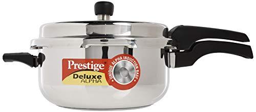 PRESTIGE Prestige Deluxe Stainless Steel Deep Pressure Pan 5 liters