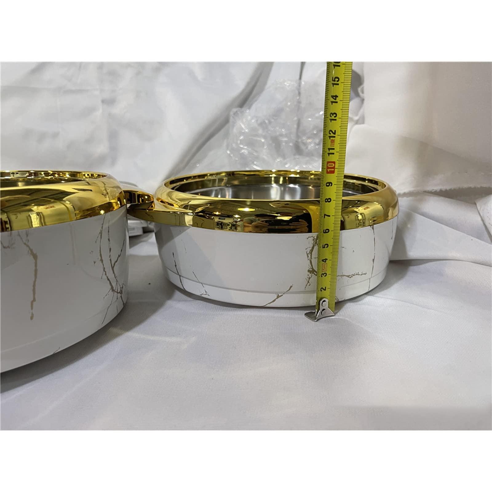 ANIUXIAOGE 3pcs Set 1.5L 2L 2.5L Insulation Box Food Warmer Thermal Insulated Hot Pot Ramadan Event Lunch Box for Wedding Family Party (Color : Yellow)