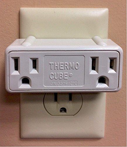 Thermo Cube Thermo Cube Model TC-3: Thermostatically Controlled Outlet - On at 35-Degrees/Off at 45-Degrees