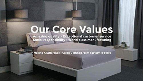 Sophia Cotton Club Heavy 1500-Thread-Count Pure Combed Cotton 4-PCs Sheet Set Fits Mattress 15-18\'\' Fully Elastic Deep Pocket (California King Size) (Stripe, Silver Grey)