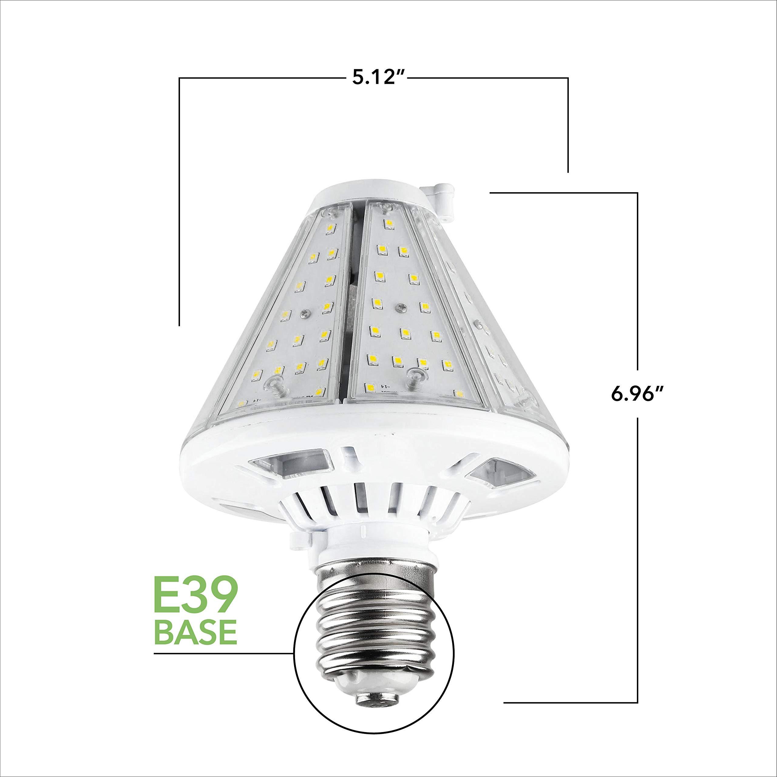Green Light Depot GREENLIGHTDEPOT 30W LED Corn Bulb Post Top - Top Socket - Mogul Base (E39) - (UL)