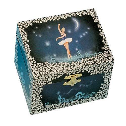Musicbox Kingdom Musicbox Kingdom 22004 Musical Jewelry Box Ballerina, Playing "Ballerina", Blue