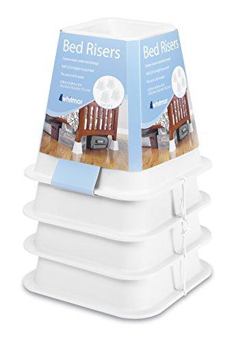 Whitmor Whitmor Bed Risers White Set of 4