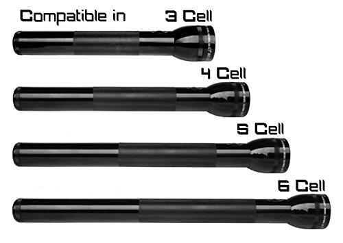 Litt Industries Lit Industries 350 Lumen 2-6 Cell Maglite LED Upgrade Bulb & Lens Kit C & D Model (2-6 Cell Bulb and Lens Kit)
