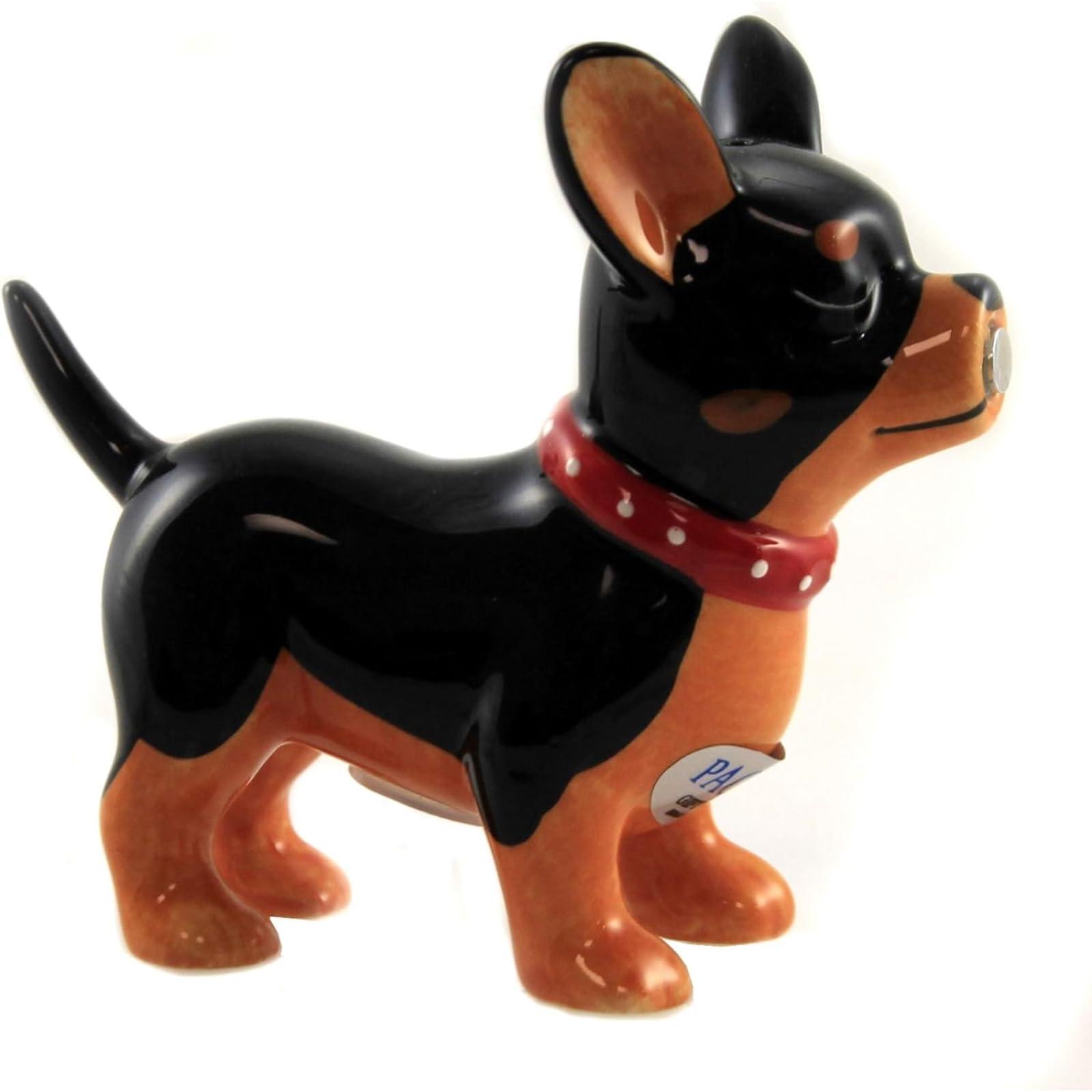 Pacific Giftware Pacific Trading Kissing Chihuahuas Pucker Up Pups, Salt and Pepper Shaker Set, Magnetic