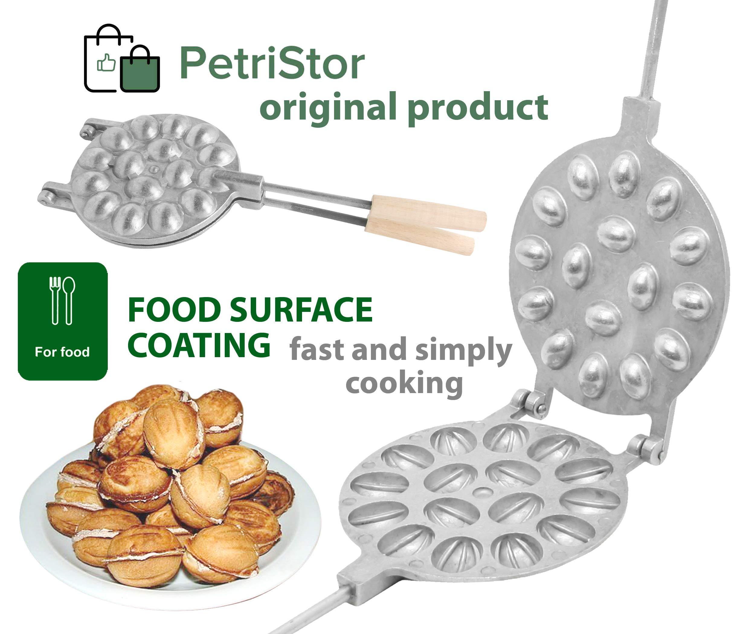 PetriStor Walnut Cookie Mold Maker 16 - Walnut Cookie Maker - Oreshki Mold Maker - - Oreshki Maker - Oreshki Cookie mold - Walnut Cookie Form - Oreshnitsa Maker - Walnut Cookie Molds - Walnut Maker