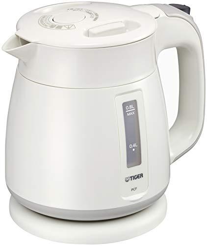 Tiger Tiger Thermos Electric Kettle 800ml White Wakuko PCF-G080-W Tiger