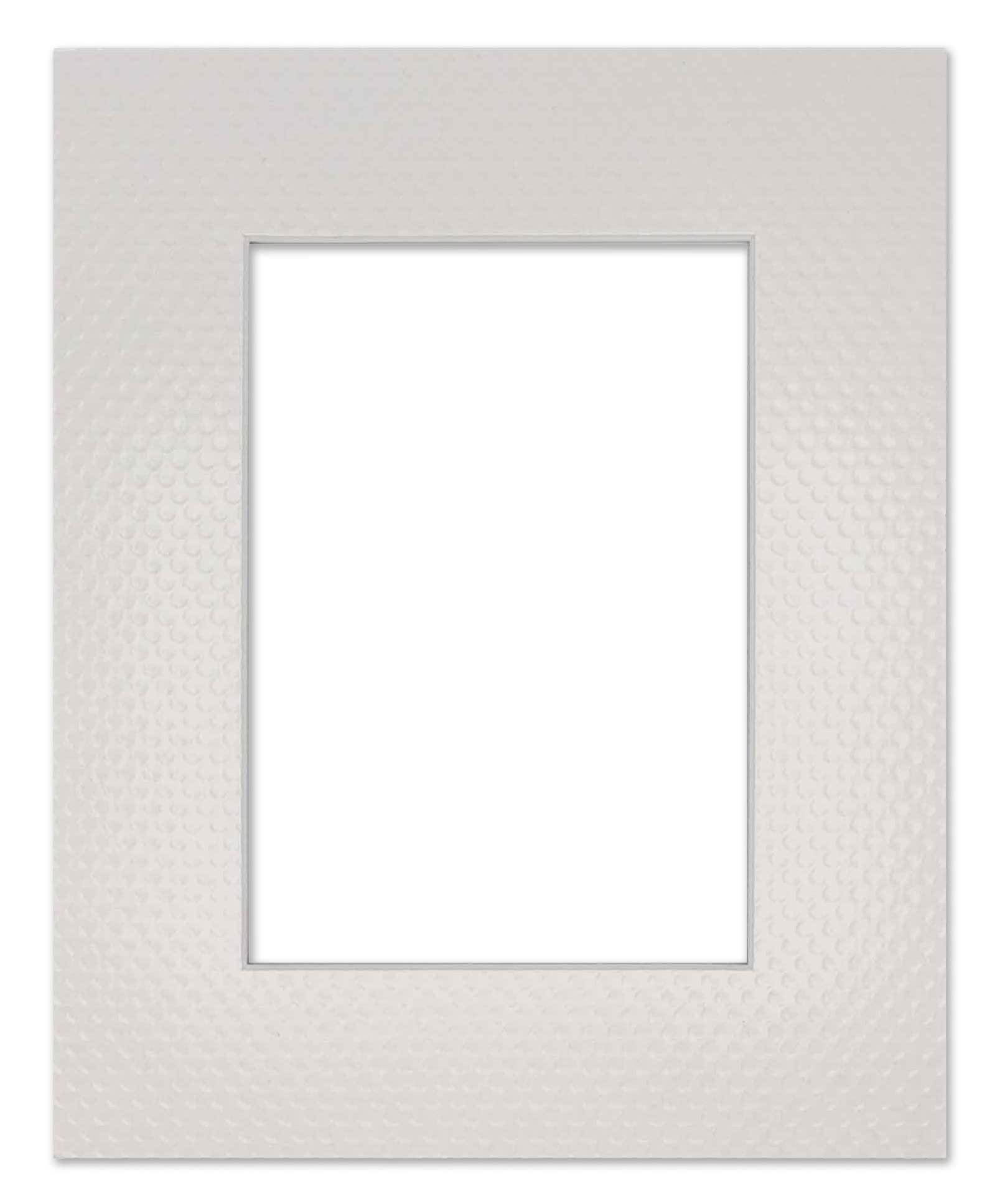 Poster Palooza 16x23 Mat Bevel Cut for 13x20 Photos - Acid Free Golf Ball Texture Precut Matboard - For Pictures, Photos, Framing - 4-ply Thickness