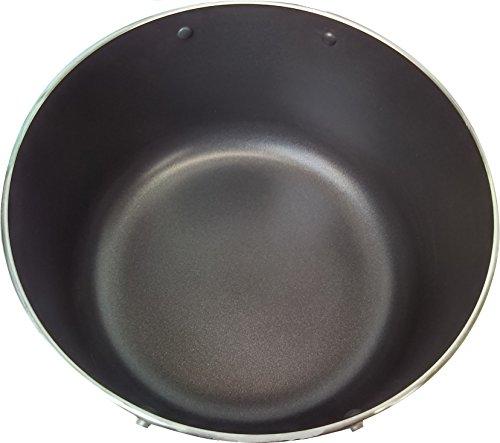 LavoHome Premium Non-Stick Aluminum Dutch Oven with Glass lid Quality Non Stick & Non toxic for Healthy Cooking (18 Quart)