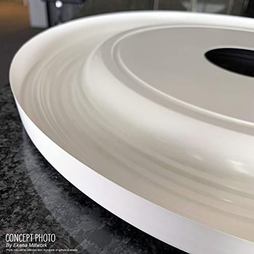 Ekena Millwork Ekena Millwork CMP13BE Berkshire Thermoformed PVC Ceiling Medallion (Fits Canopies up to 5 3/4\"), 13\"OD x 3 1/2\"ID x 3/4\"P