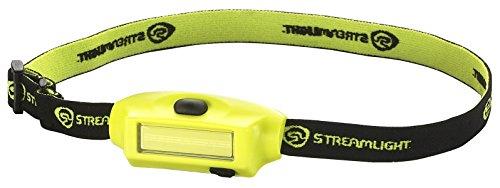 Streamlight Streamlight 61700 Bandit 180-Lumen Rechargeable LED Headlamp with USB Cord, Hat Clip & Elastic Headstrap, White LED, Yellow