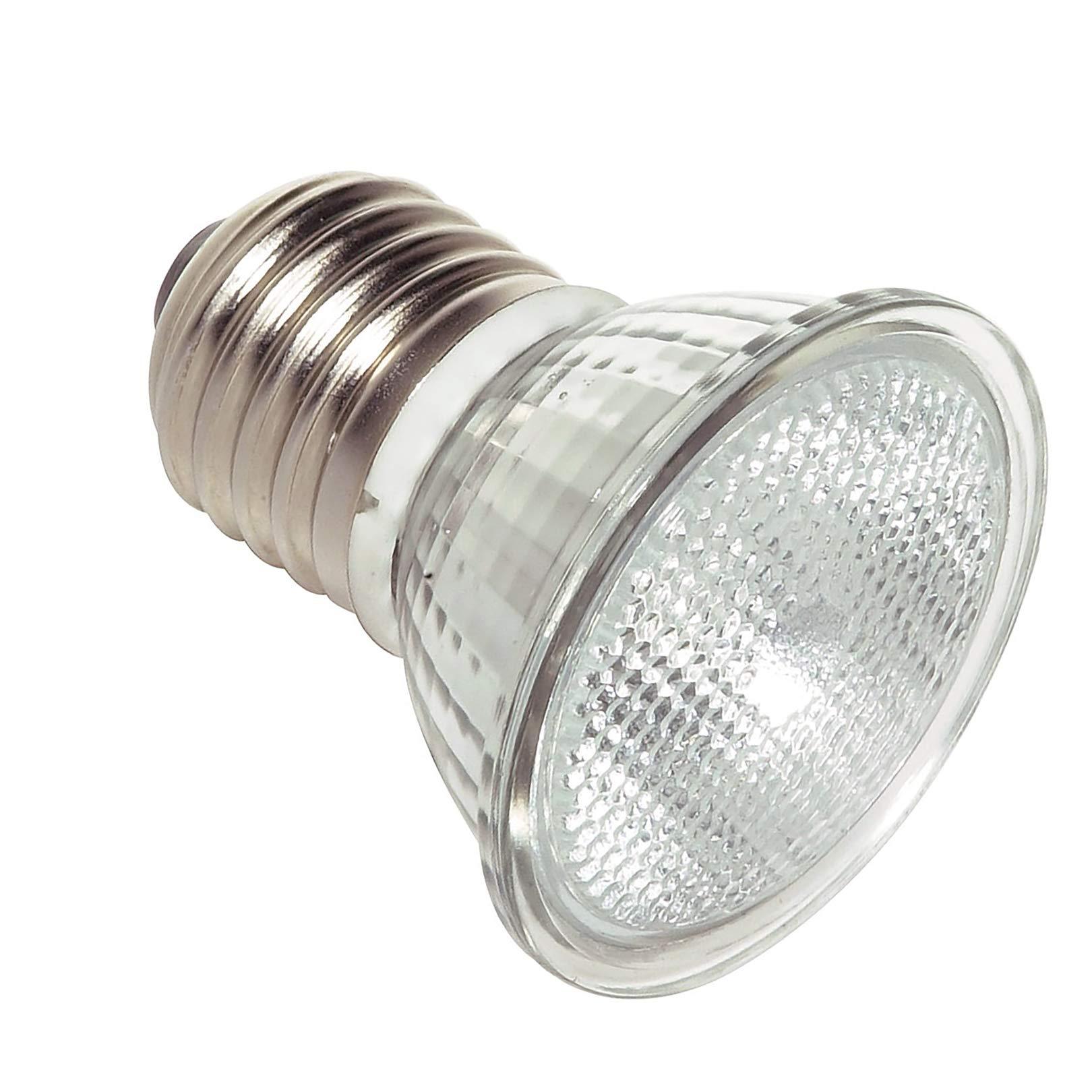 Shemoi - LED Depot Inc Shemoi Halogen Flood Cabinet Light Bulb - 6Pack, HR16, 25 Watt HR16 120V 25W E27/E26 Base (aka MR-16bulb E26 Base) with Flood Cover, Track Light Bulb 120V Standard Base E27 HR27+C-FL