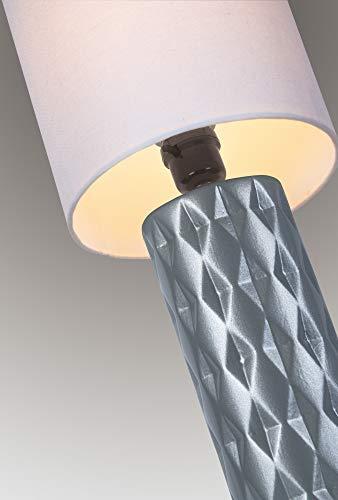 Lite Source Lite Source Mini Table LAMP, Gold Ceramic/White Linen Shade, E27 A 60W LS-23202GOLD