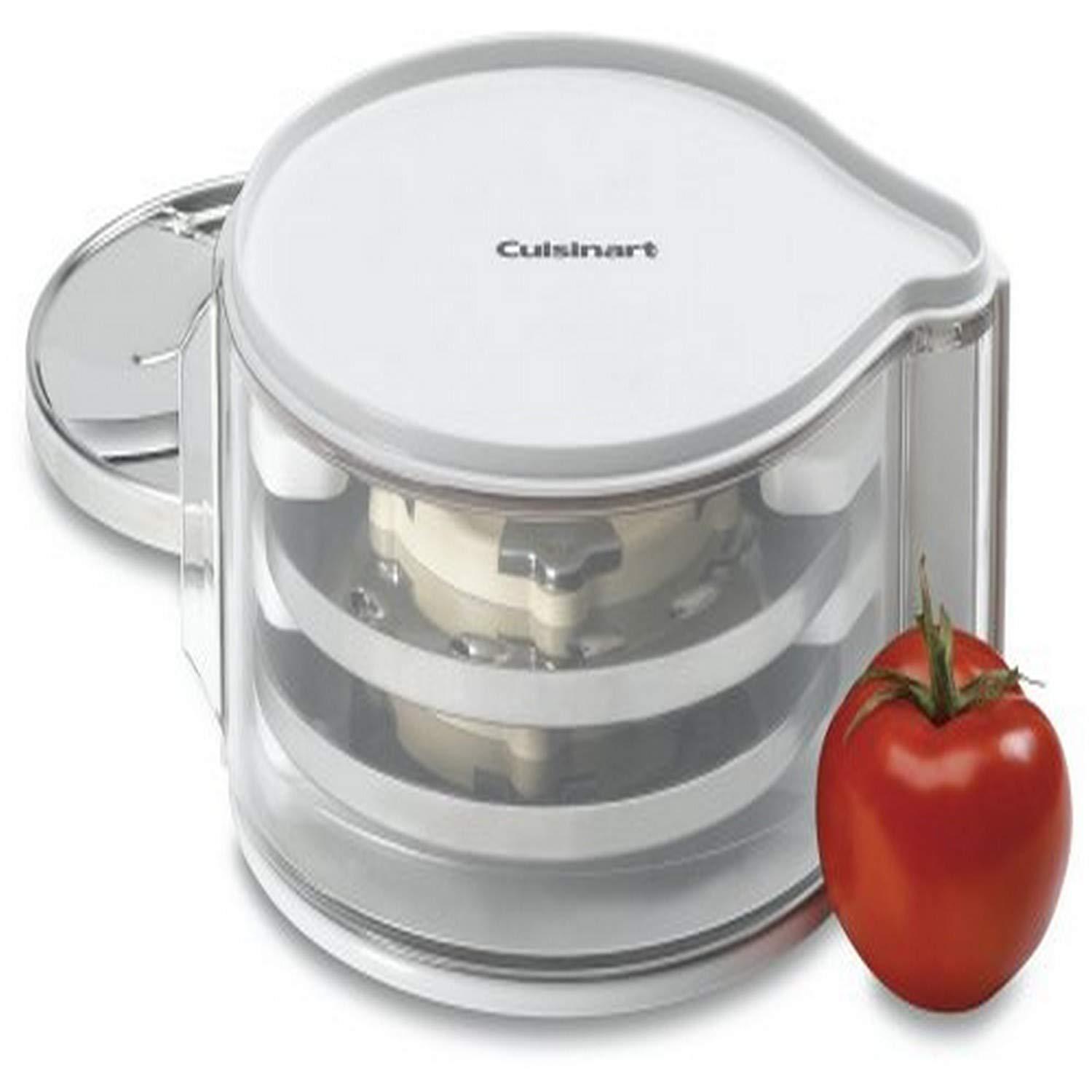Cuisinart 7 Cup Food Processor by Cuisinart, 600-Watt Motor, White, DLC-10SYP1 & DLC-DH Disc Holder, White
