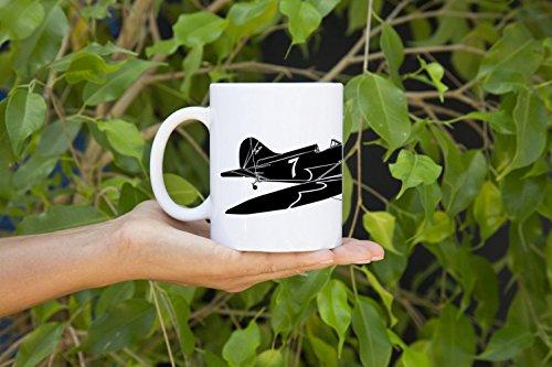 Killer Bee Moto KillerBeeMoto: 11 Oz Coffee Mug Gee Bee Senior Sportster Racing Plane Mug (White)