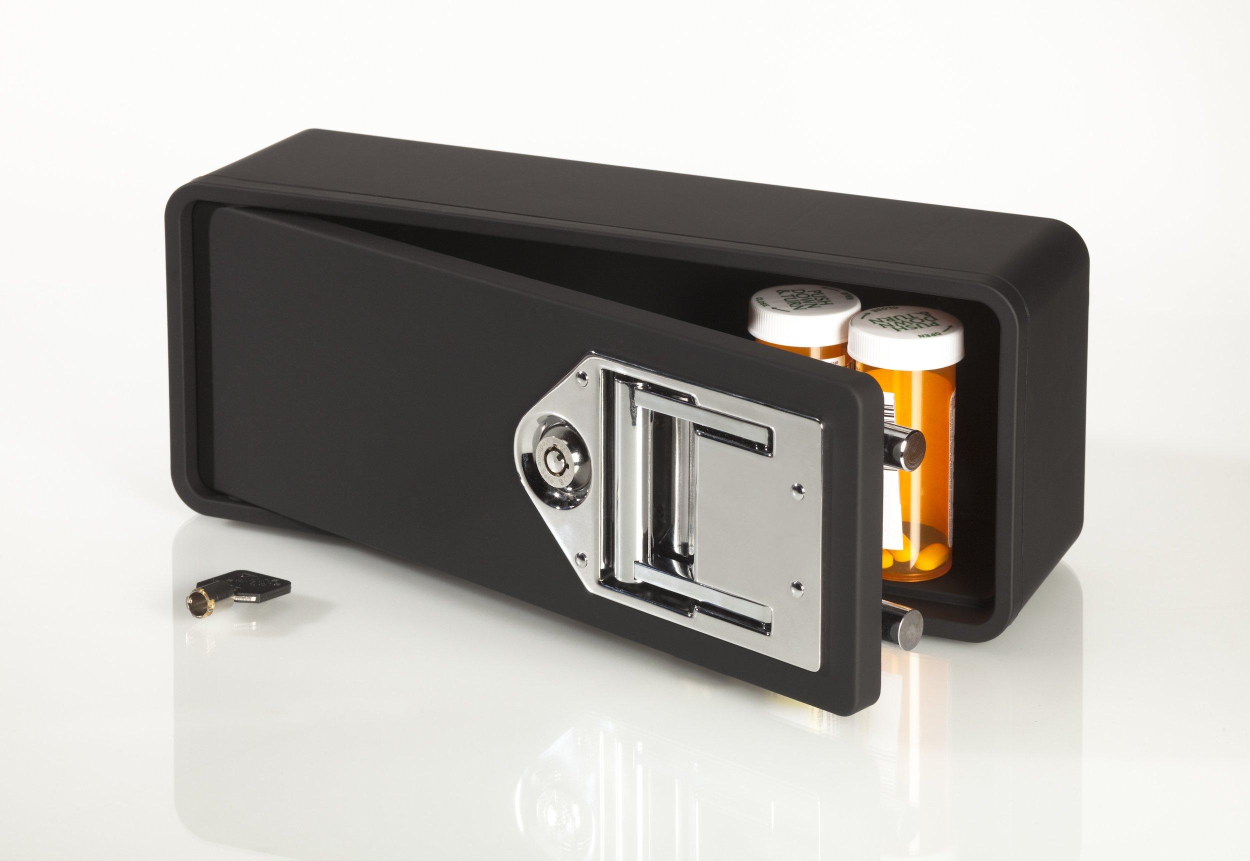 MEDICINE RX SAFE MEDICINE RX SAFE Medicine Safe-Standard Key, White 38 Inch