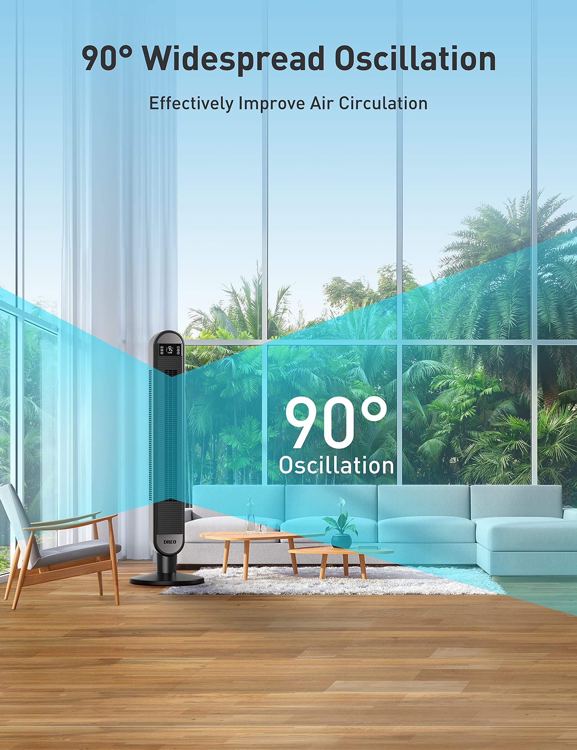 Dreo Dreo Tower Fan Bundle with Remote and Bladeless Design (Nomad One (DR-HTF007) + Cruiser Pro T2)