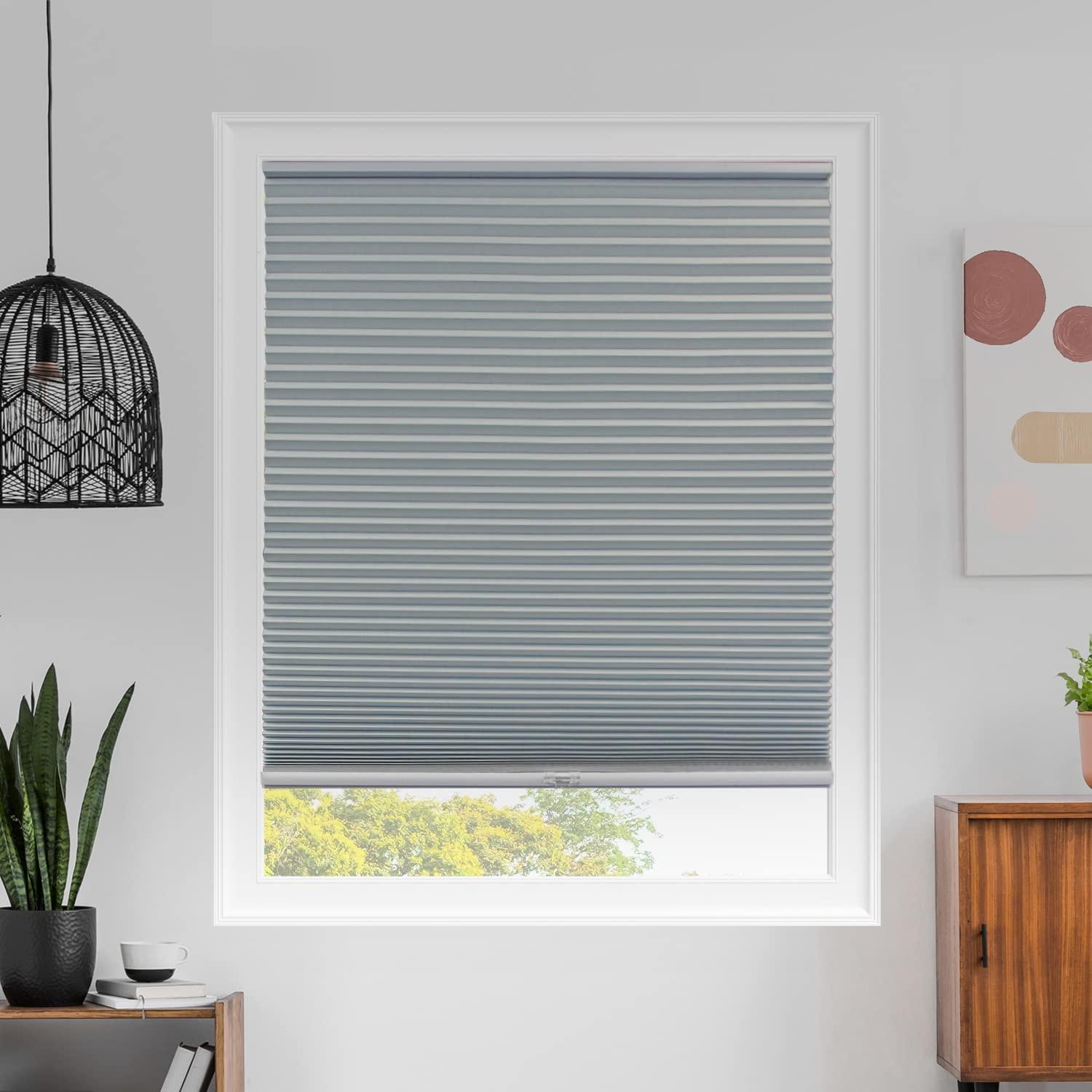 CHICOLOGY CHICOLOGY Cellular Shades, Window Blinds Cordless, Blinds for Windows, Window Shades for Home, Window Coverings, Cellular Blinds, Door Blinds, Evening Snowfall, 50" W X 84" H