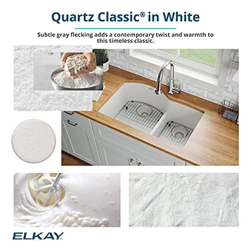 Elkay Elkay Quartz Classic ELGU2522WH0 Single Bowl Undermount Sink, White