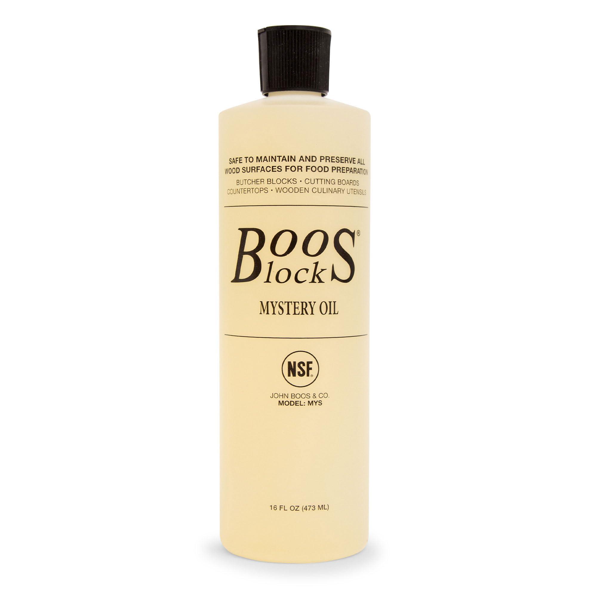 John Boos John Boos 3 Pack Boos Block Mystery Oil Moisture Care for Wood Kitchen Cutting Board, 16 Oz