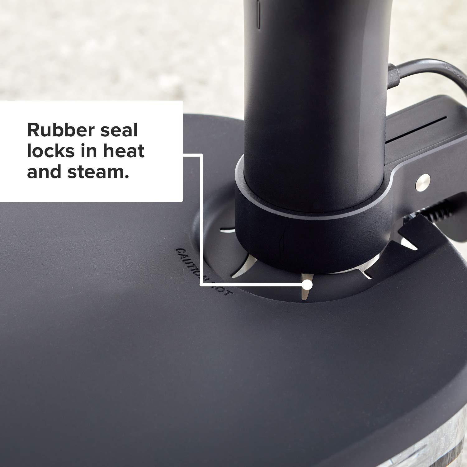 Anova Culinary Anova Culinary Sous Vide Precision Cooker Pro, 1200 Watts, Black and Silver & Cooker Container 12L