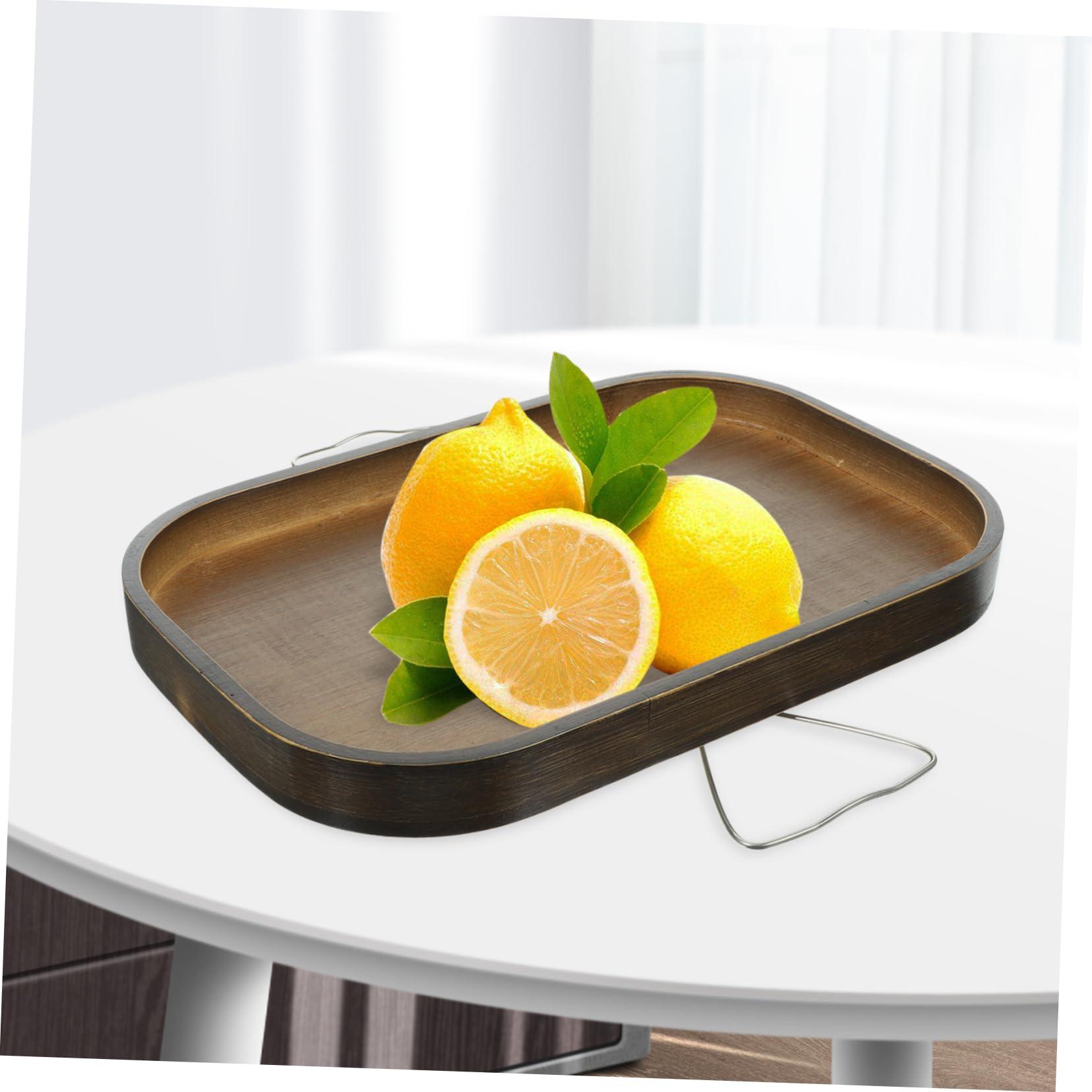 CONGARTENO CONGARTENO Bamboo Arm Rest Table for Couch Clip on Tray Couch Table Armrest Square 33x22