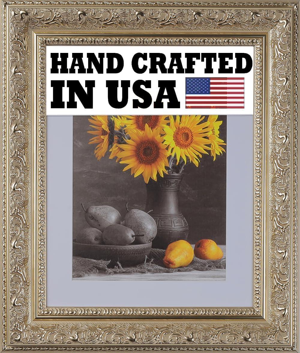 Generic Silver Picture Frame 3-1/2\" Polystyrene WholesaleArtsFrames-com 3348-A-44 (20X27)