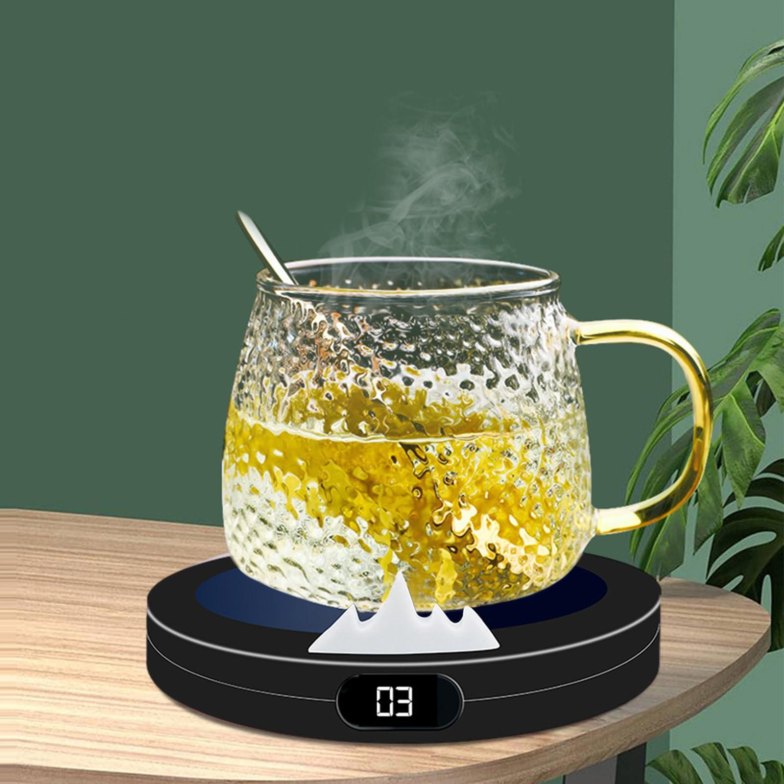 Generic Electric Cup Heater with 3-Temp Settings - Coffee Cup Warmer | Cup Warmer for Coffee, Tea, Milk, Water | Beverage Warmers Heating Plate, Candle Warmer for All Cups