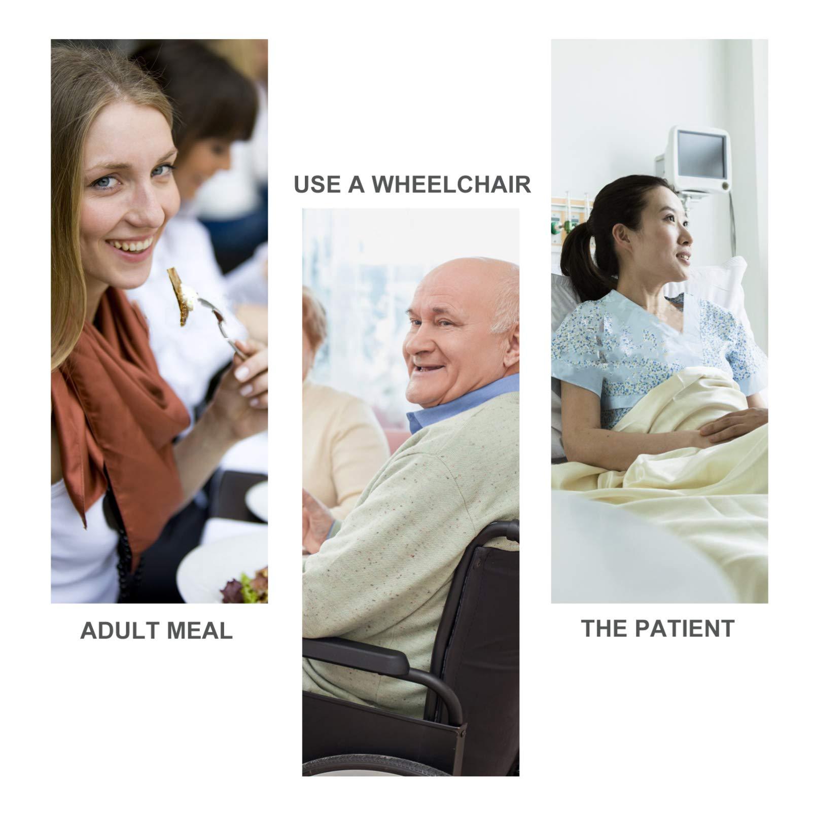 VAKUUM VAKUUM Serviette Neck Chain 5pcs Napkin Clips Bib Holder Clips Metal Towel Apron Bib Chain Clips for Adult and Elderly Dinner Supplies Dental Bib Clips