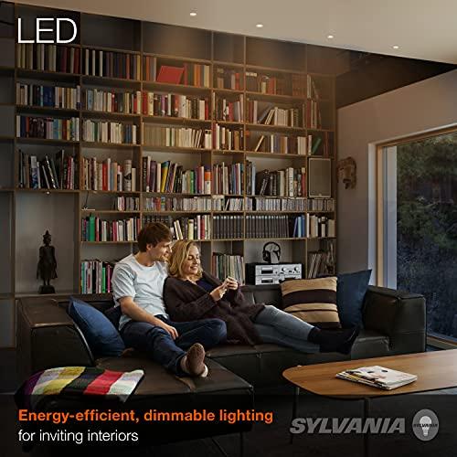 OSRAM SYLVANIA LED Flood R20 Light Bulb, 50W=5W, 10 Year, 325 Lumens, E26 Medium Base, Dimmable, 2700K, Soft White - 2 Pack (73993)