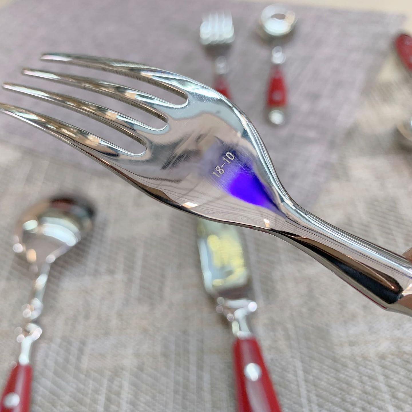 GULSARAYI Utensil Sets Silverware Set Cutlery Set Flatware Set for 6, Durable 18/10 Stainless Steel Spoons And Forks Set Premium Flatware Sets Home & Kitchen Wedding Banquet 36PCS Dishwasher Safe Mirror Effect