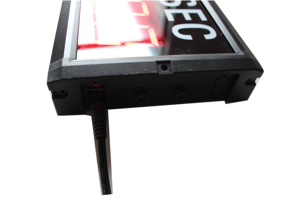 AZOOU AZOOU 2.3-inch 10 Digits with Red Color LED Timer Countdown/up Wall Mounted Clock with Days Hours Mins Secs