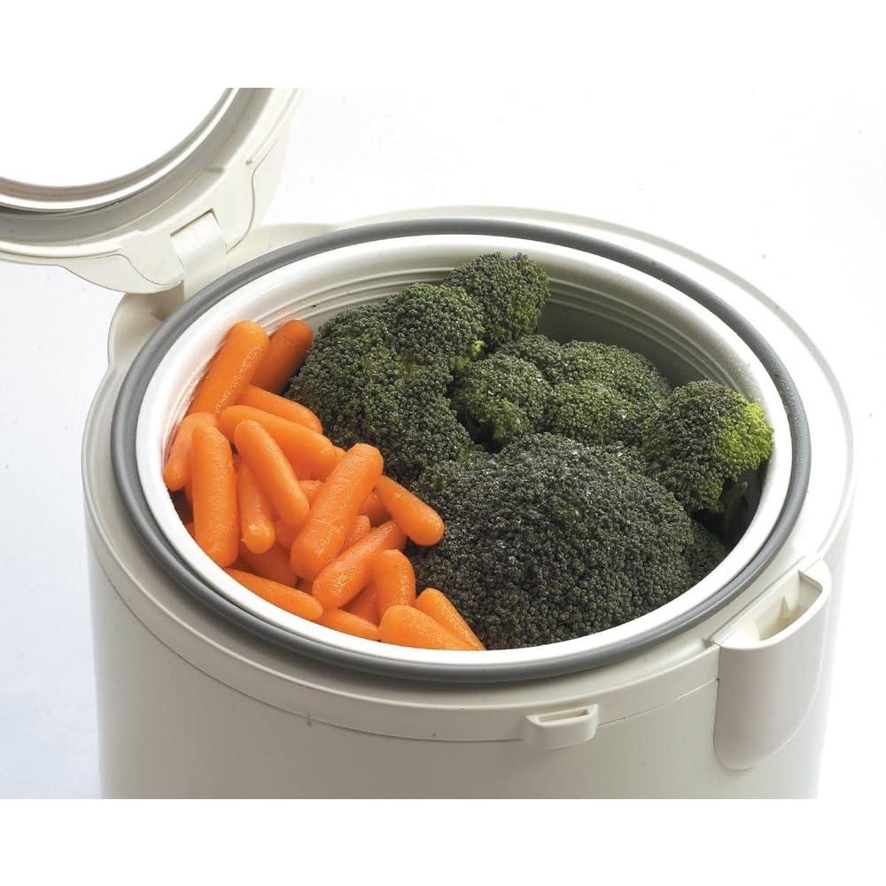 Tiger Tiger JAZ-A10U-FH 5.5-Cup (Uncooked) Rice Cooker and Warmer with Steam Basket, Floral White