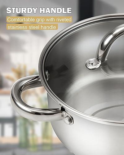 Cook N Home Cook N Home 8 Quart Stainless Steel Stockpot with Lid