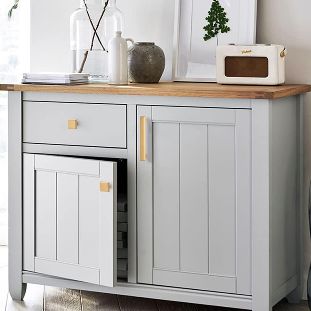 ZerHoc Cupboard handles,handles for cupboards & draws,2 Pcs Gold Furniture Drawer Handles, Small Pull Door Knobs with Screws, Furniture Drawer Handles, Cupboard Door Handles for Office, Furniture Cabinet, D