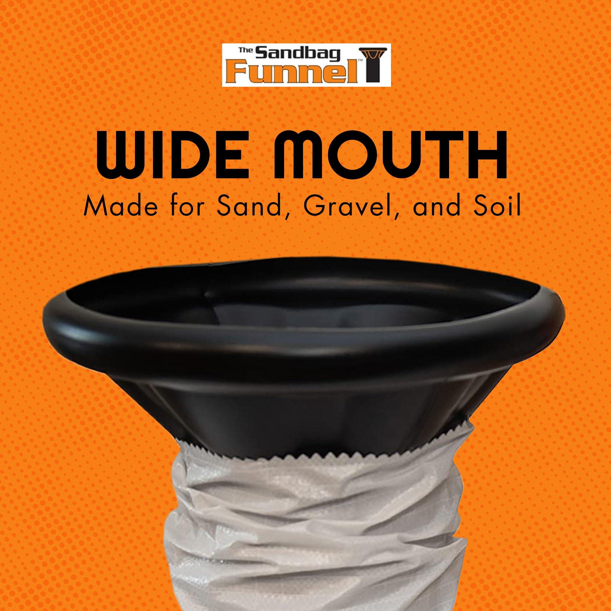 THE SANDBAG FUNNEL DO-IT-YOURSELF BAG FILLING SOLU Sandbag Filler Tool - Durable Sand Funnel for Manual Filling-Sand Bag Funnel, Sand Bag Filler Funnel for All Industries, Sand Bag Filler Stand, Easy Sand Bag Filler Tool -1 Sandbag Funnel