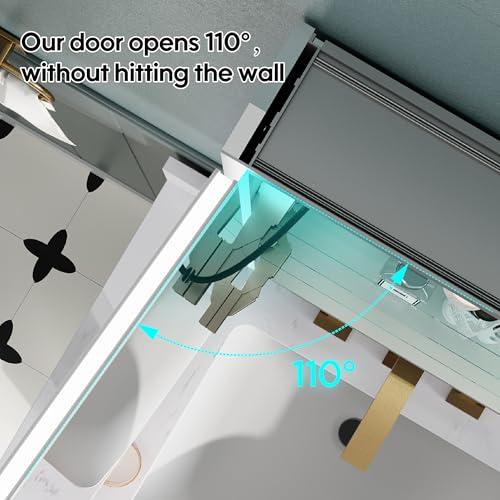 WELLFOR WELLFOR 30\" X 30\" Medicine Cabinet with Lights, 3X Magnification, Anti-Fog Mirrored Cabinet, Bathroom Vanity Medicine Cabinet with Outlets & USB Ports, Double Doors