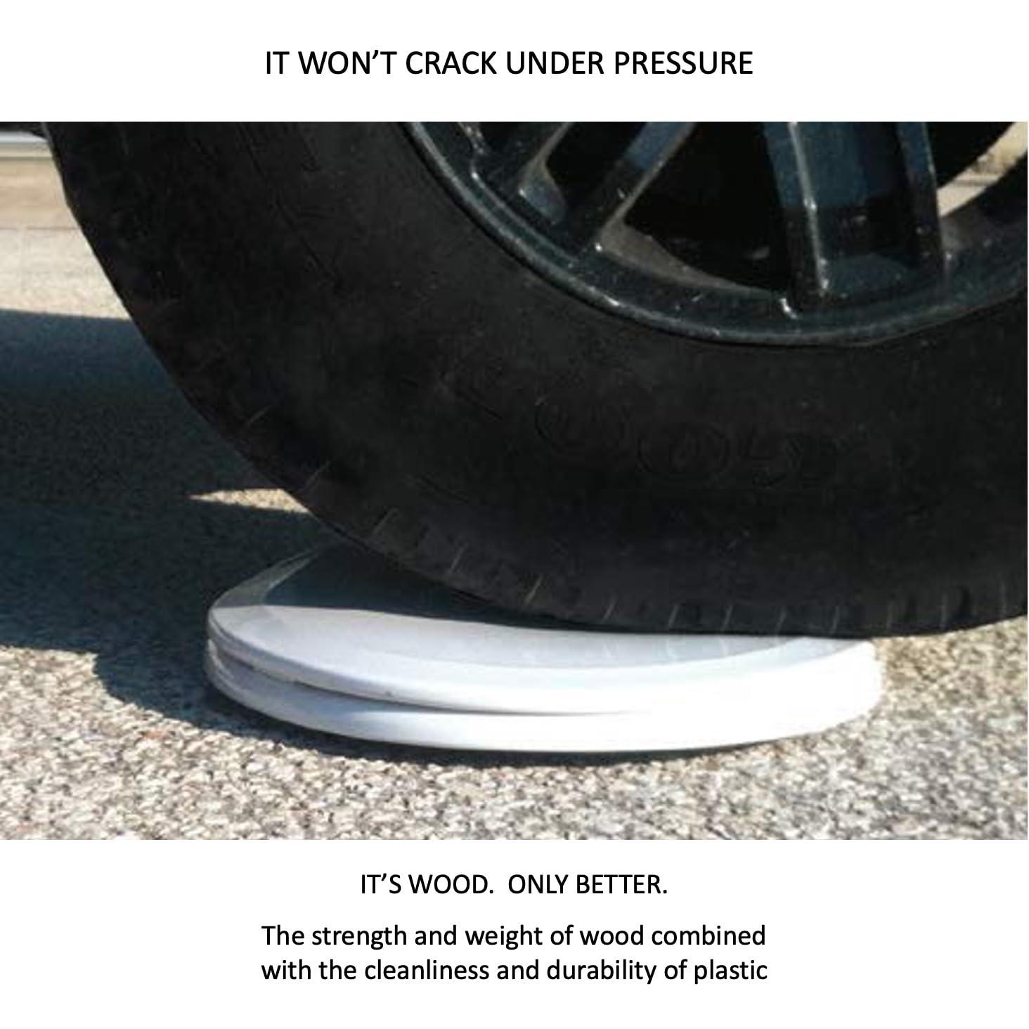 CENTOCORE Centoco Wooden Toilet Seat Round, Closed Front with Cover, Residential, Chrome Hinge, Made in the USA, 700CH-001, White