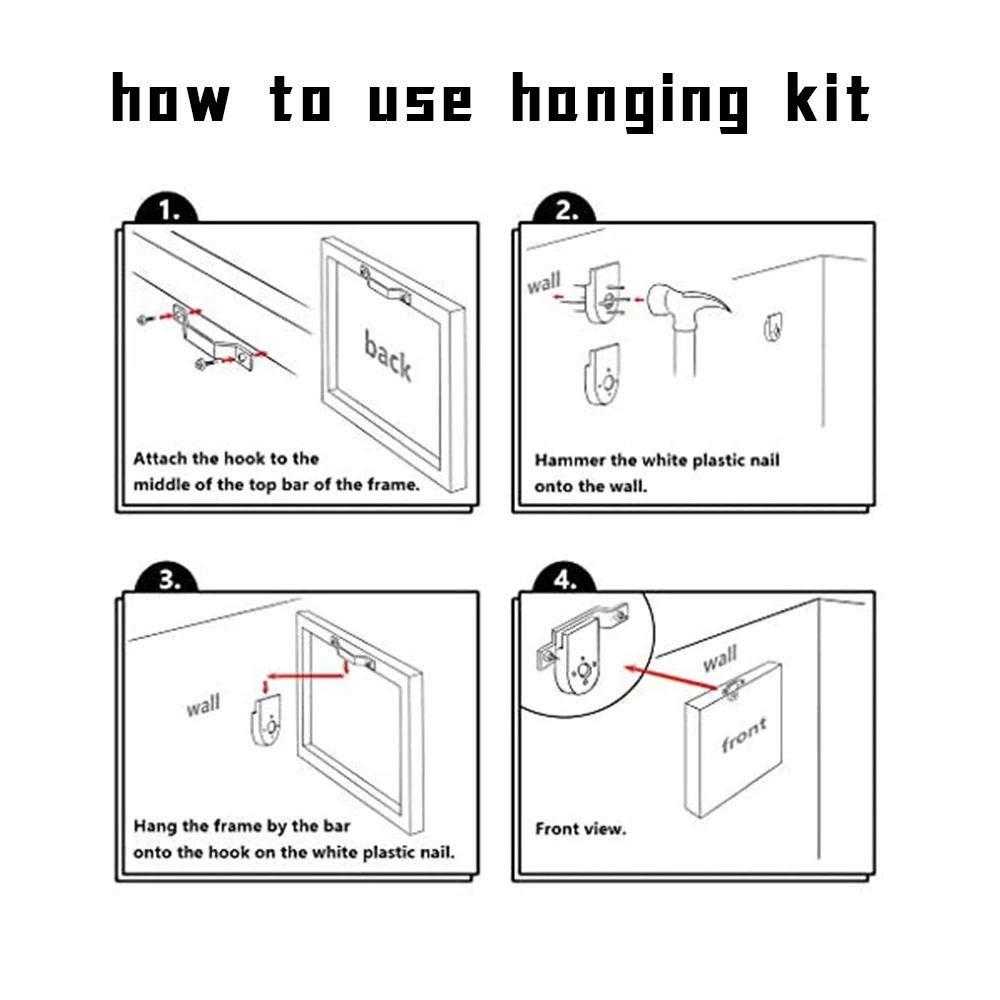 Chucoco Christmas Snowman Elk Bell Xmas Tree on Blue Pictures Paintings on Canvas Wall Art Stretched and Framed Ready to Hang for Home Decorations Snow Fir Leaves Artwork Prints 20x24in