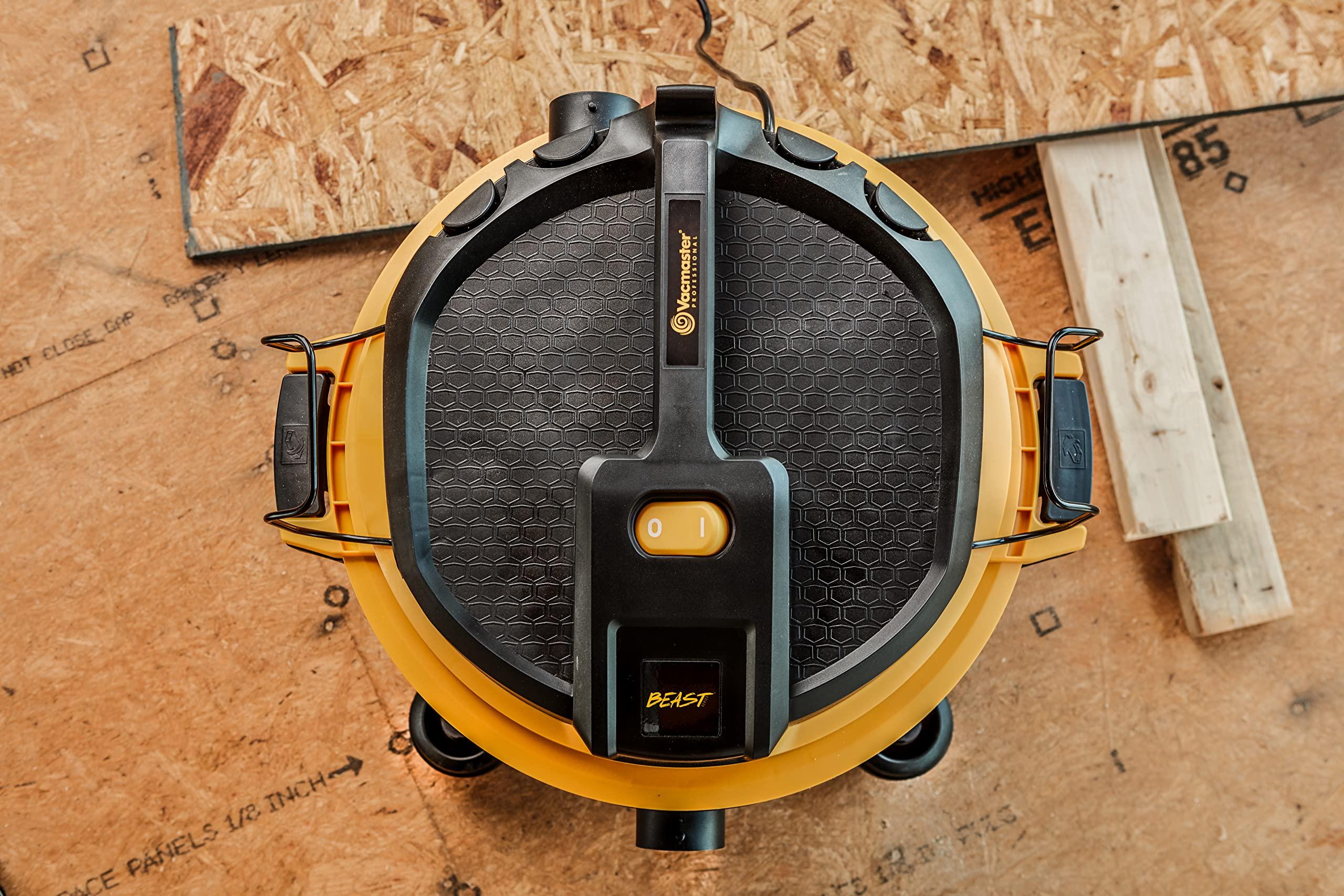 Vacmaster Vacmaster Professional - Wet/Dry Vac, 16 Gallon, Beast Series, 6.5 HP 2-1/2\" Hose (VJH1612PF0201), Black