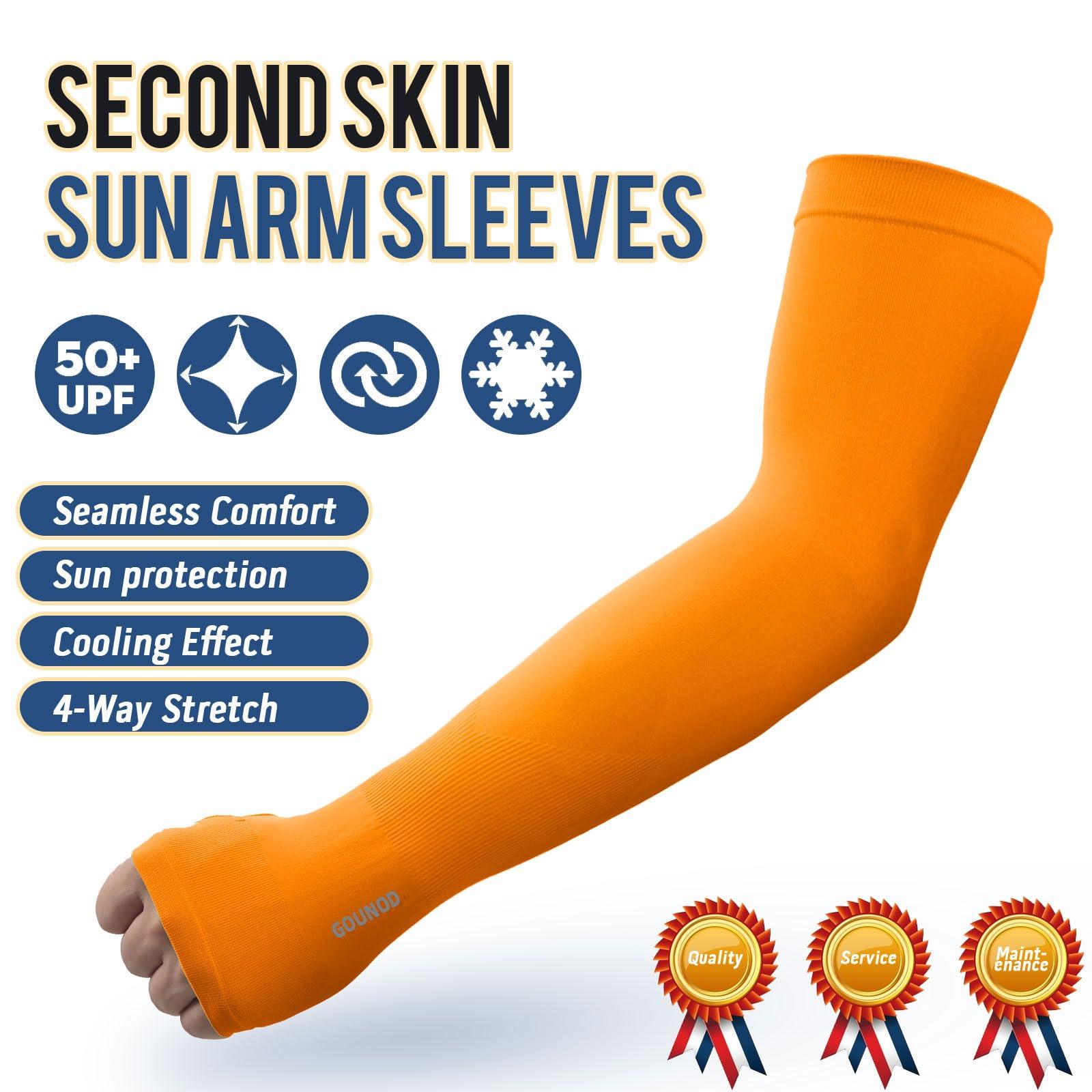 GOUNOD GOUNOD Gardening Sleeves to Cover Arms for Women with Thumb Holes-Sun Protection SPF Cooling Driving UV Blocking