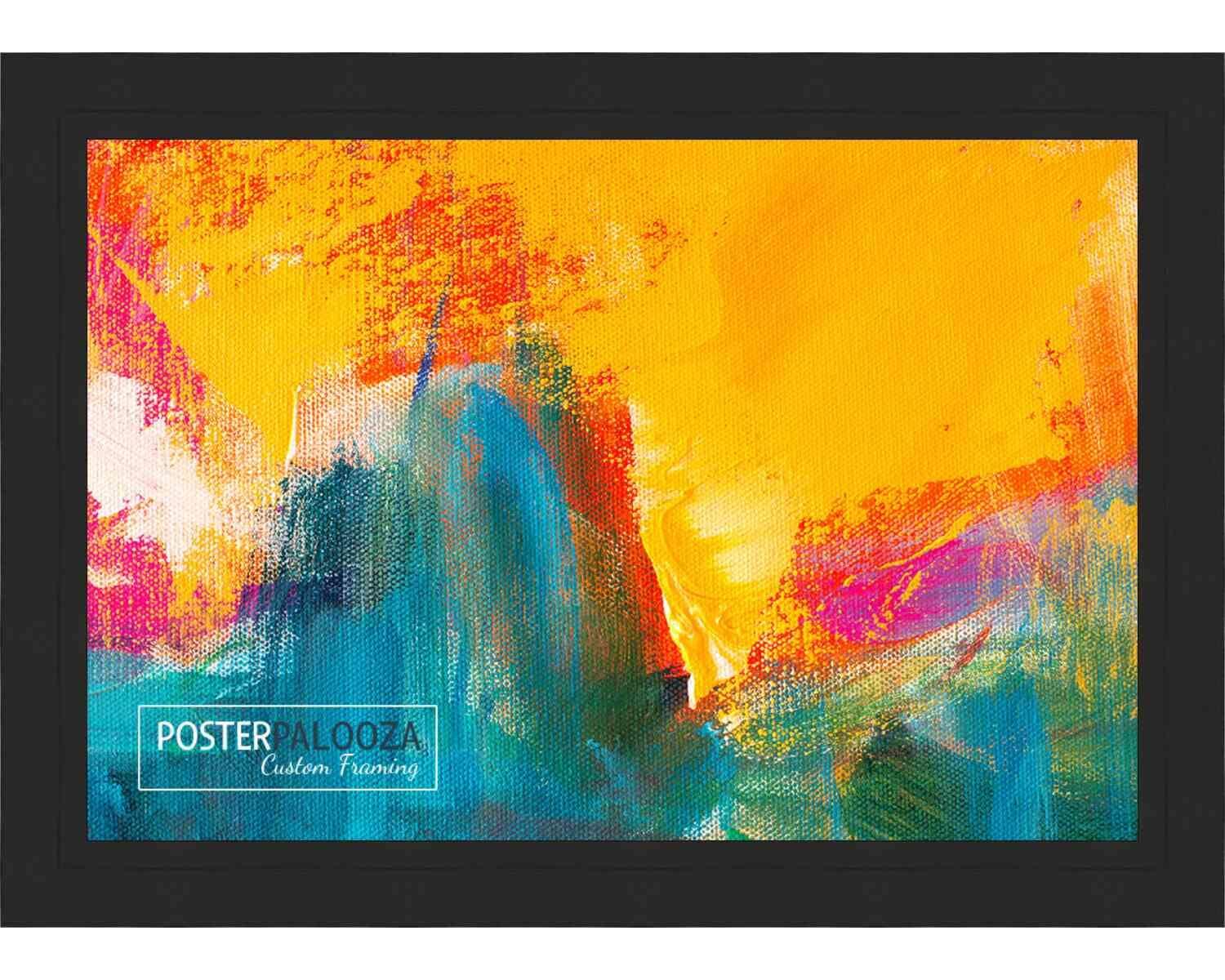 Poster Palooza 19x15 Black Shadowbox Frame - Shadow Box Frame Interior Size 19x15 x 1.25 Inches Deep - Black Frame Made to Display Items Up to 1.25 Inches Deep! Includes Shatter Resistant Acrylic, Backing, Hardware