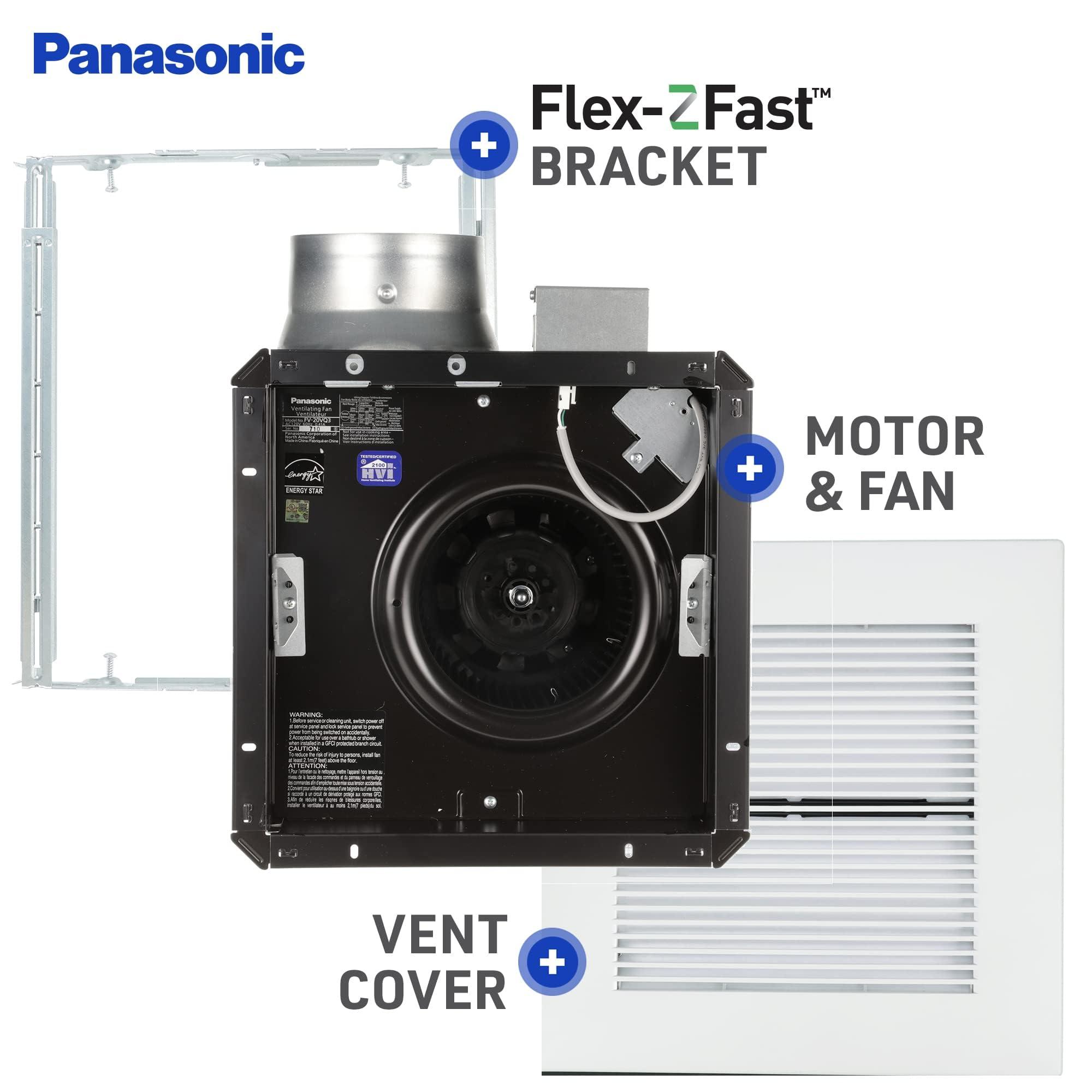 Panasonic Panasonic WhisperCeiling Bathroom Exhaust Fan, 190 CFM, FV-20VQ3
