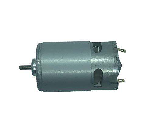 ProTechTrader RS-550s 18v (12v - 20 volts) DC Motor Round Shaft - High Power & Torque for DIY Electric/Electronic Projects, Drills, Robots, RC Vehicals, Remote Controlled Cars/Robot, Saw Repair/Replacement Engine