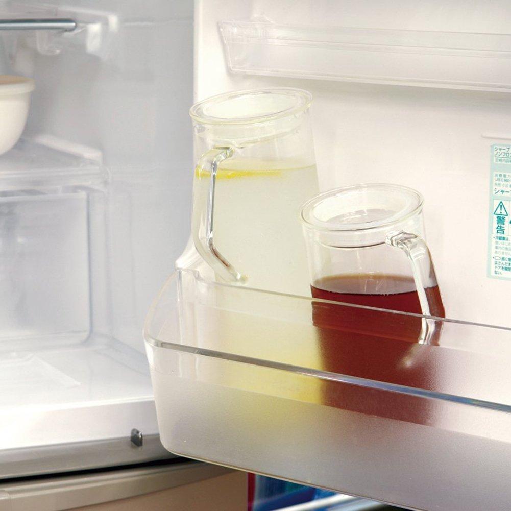 KINTO() KINTO CAST 21676 Water Jug, 25.5 fl oz (750 ml), Heat-resistant Glass, Microwave and Dishwasher Safe