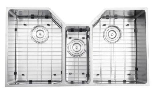 Ruvati Ruvati 35" Triple Bowl Undermount 16 Gauge Stainless Steel Kitchen Sink - RVH8500