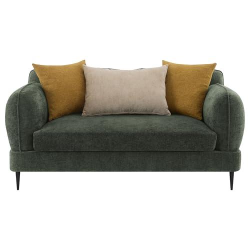 Coaster Home Furnishings Coaster Home Furnishings Jade 2-Piece Chenille Upholstered Sofa Set Green