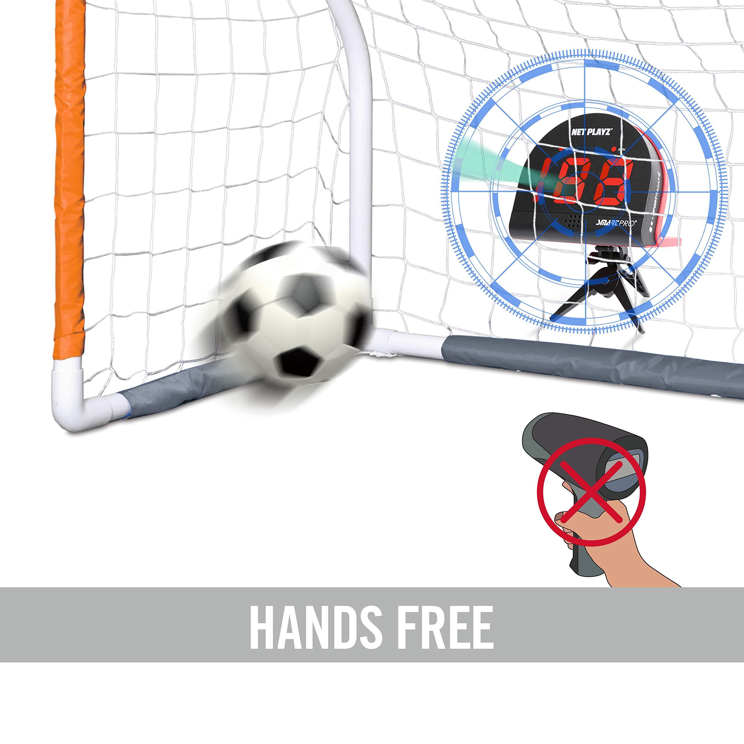 NET PLAYZ NET PLAYZ Speed Radar, Muti-Sports Radar Gun (Hands-Free) Measure Speed Sensors for Baseball Softball Tennis Soccer Hockey Lacrosse Handball | Training Aids / Gadget Gifts