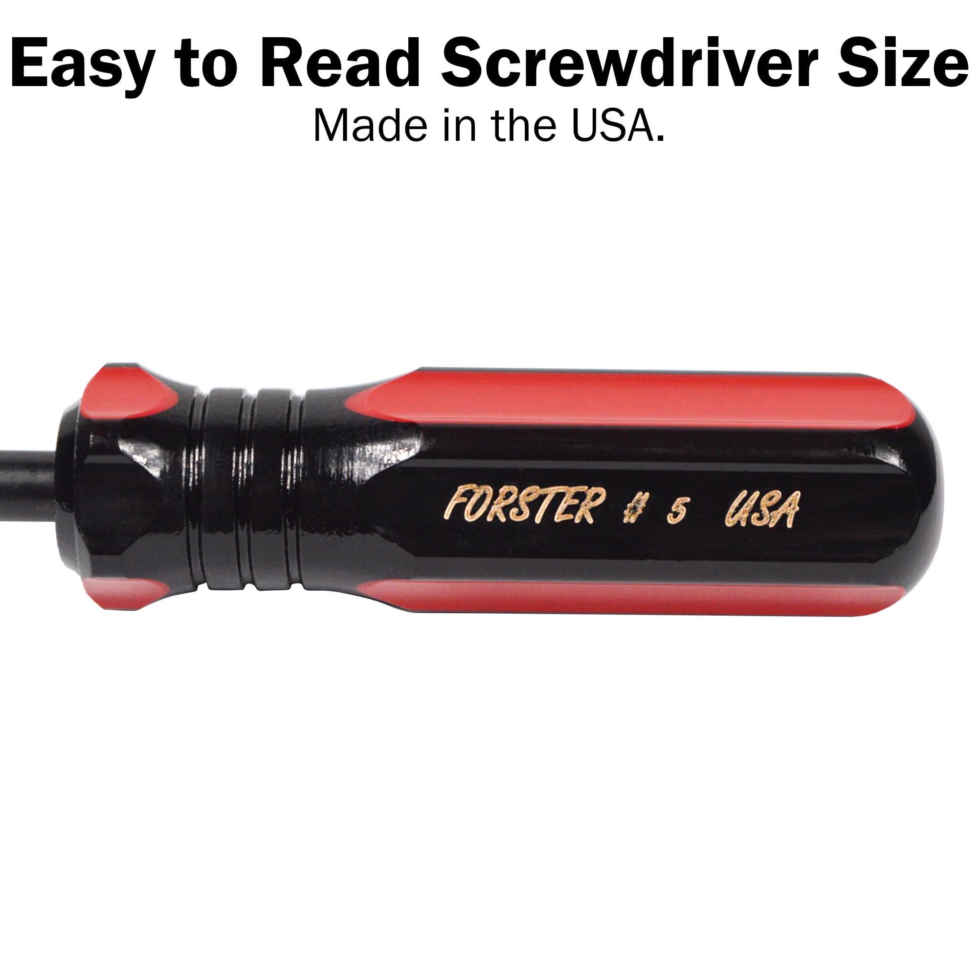 Forster Products Forster Products 8-Piece Gunsmith Screwdriver Set, Hollow Ground Tips with Square Faces, Single Piece Construction, with a Durable Storage Pouch